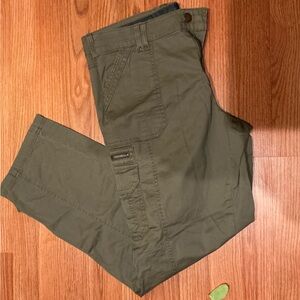 Natural Reflections Olive Green Cargo Pants
